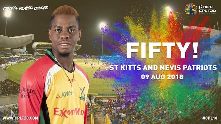 Guyana Amazon Warriors vs St Kitts and Nevis Patriots CPL 2018