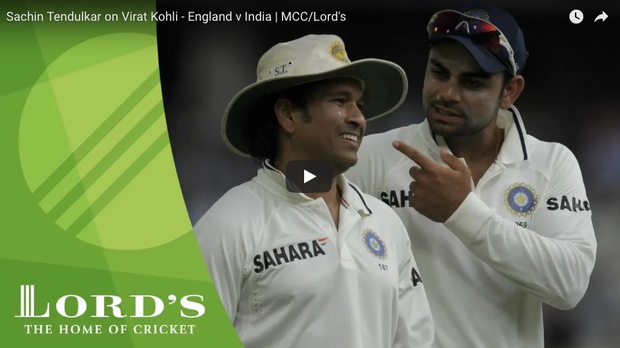 Virat Kohli Sachin Tendulkar