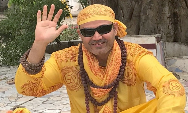 virender sehwag shared photo in baba look