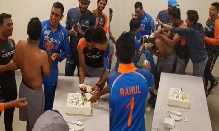 WATCH अंबाती रायडू के बर्थडे पर टीम इंडिया से इस तरह से मनाया जश्न, देखिए वीडियो Images