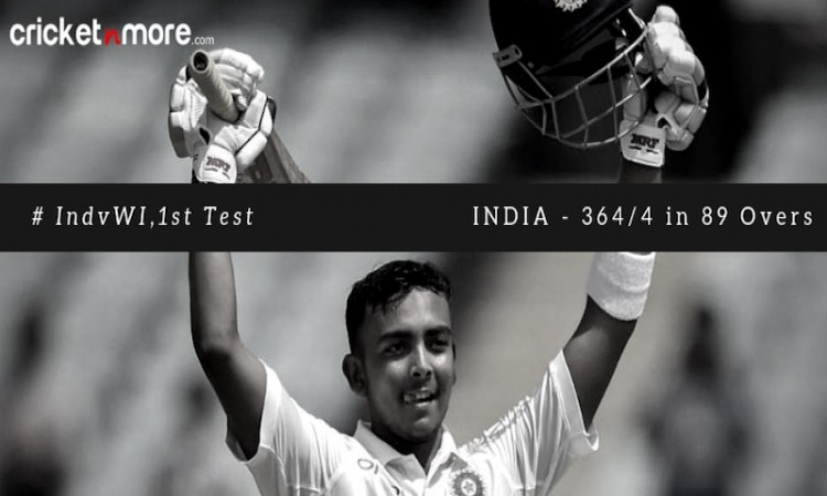 1st Test, Day 1 Scorecard of India vs West Indies at Rajkot