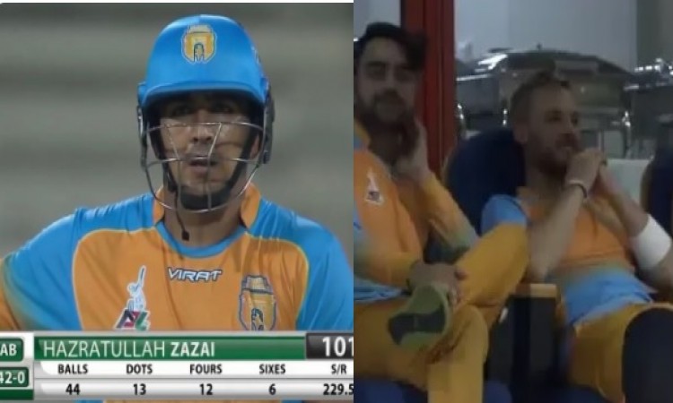 WATCH अपने देश के युवा बल्लेबाज की बल्लेबाज देख गदगद हुए राशिद खान, दिया ऐसा रिएक्शन Images
