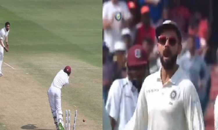 WATCH देखिए कैसे उमेश यादव की घातक रिवर्स स्विंग गेंदबाजी के आगे वेस्टइंडीज बल्लेबाज खा रहे हैं चकमा