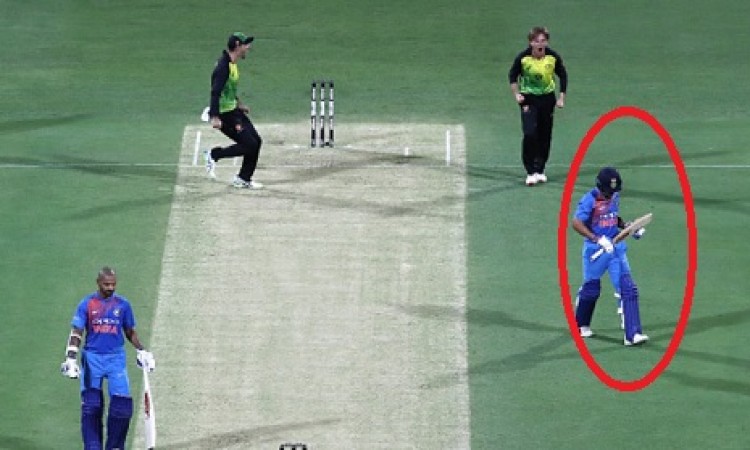 देखिए कैसे पहले टी20 में कोहली को आउट करने के बाद एडम जंपा ने की भड़काने की कोशिश Images