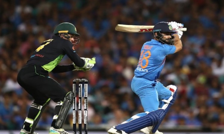 विराट- शिखर की धमाकेदार पारी के बल पर भारत ने तीसरे टी-20 में ऑस्ट्रेलिया को 6  विकेट से धोया Images