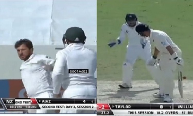 WATCH: देखिए कैसे यासिर शाह ने अपनी घातक गेंद से न्यूजीलैंड के चटकाए 8 विकेट Images