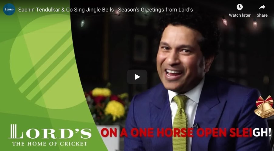 Christmas Wishes Sachin Tendulkar