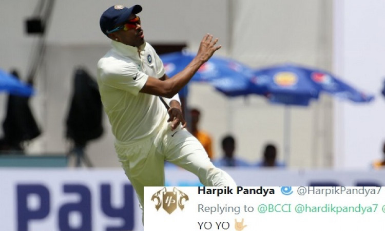 ऑस्ट्रेलिया के खिलाफ दो टेस्ट मैचों के लिए टीम इंडिया में शामिल होते ही हार्दिक पांड्या ने दिया दिल 