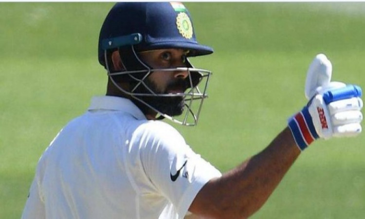 भारतीय बल्लेबाजों का कमाल, पहली पारी में 443 रन बनाकर कोहली ने की पारी घोषित Images