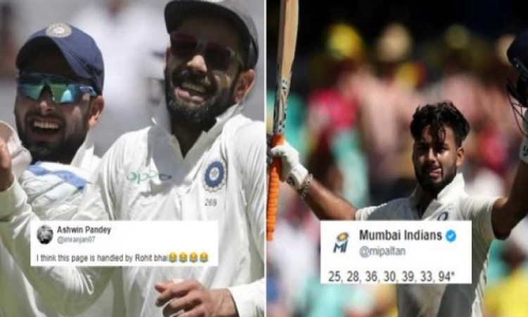सिडनी टेस्ट के दौरान मुंबई इंडियंस ने कोहली का उड़ाया ऐसा मजाक फिर फैन्स का निकला गुस्सा Images