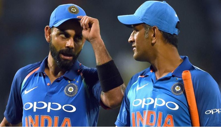 virat kohli and ms dhoni virat kohli and ms dhoni