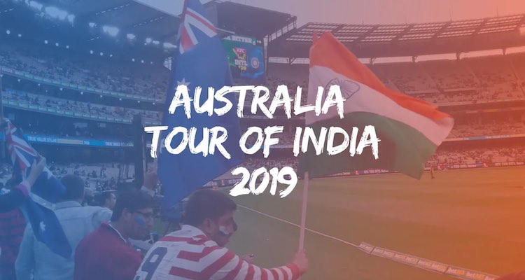 Schedule Australia tour of India 2019