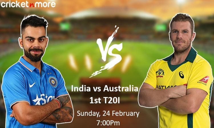 India vs Australia 1st T20i