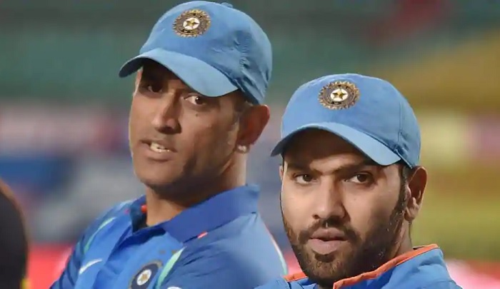rohit sharma and Ms dhoni rohit sharma and Ms dhoni