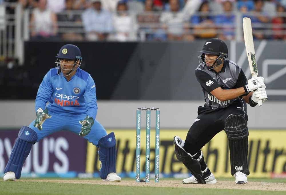 Ross Taylor In Action During The Second T20I Match Images