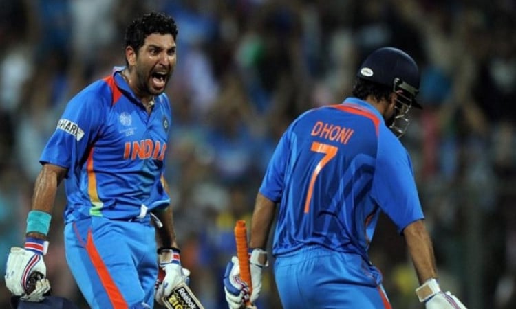 Dhoni's presence crucial for India at World Cup: Yuvraj Images