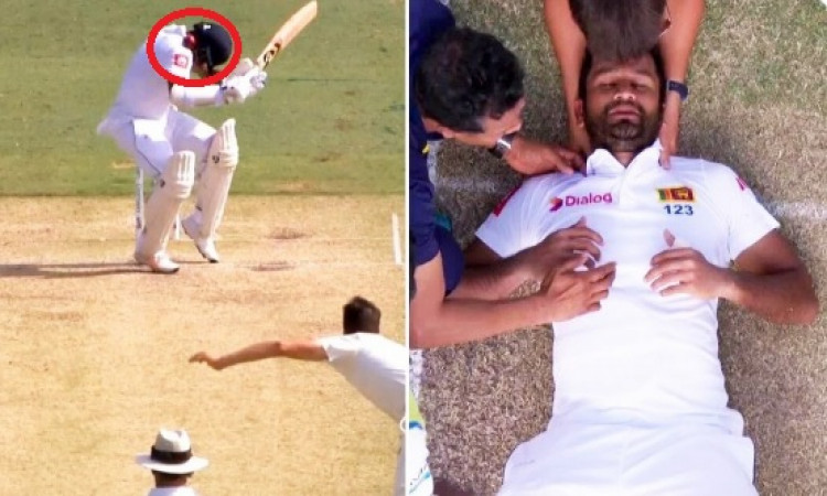 WATCH: श्रीलंकाई बल्लेबाज दिमुथ करुणारत्ने हुए गंभीर हादसे का शिकार, क्रिकेट जगत में छाई मायूसी Imag
