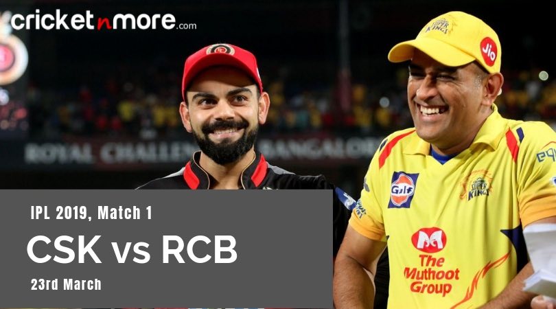 IPL 2019 CSK vs RCB