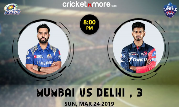 Mumbai Indians vs Delhi Capitals
