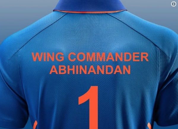 abhinandan-varthaman Team India jersey