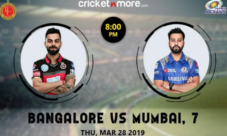 IPL 2019 Match 7 : रॉयल चैलेंजर्स बेंगलोर बनाम मुंबई इंडियंस (मैच प्रीव्यू) Images