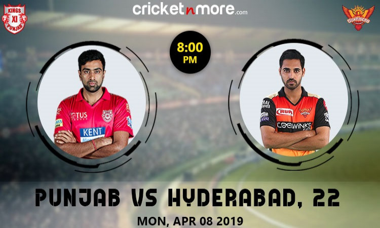 Kings XI Punjab vs  Sunrisers Hyderabad
