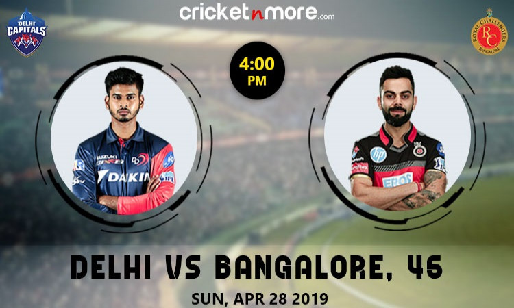 Delhi Capitals vs Royal Challengers Bangalore