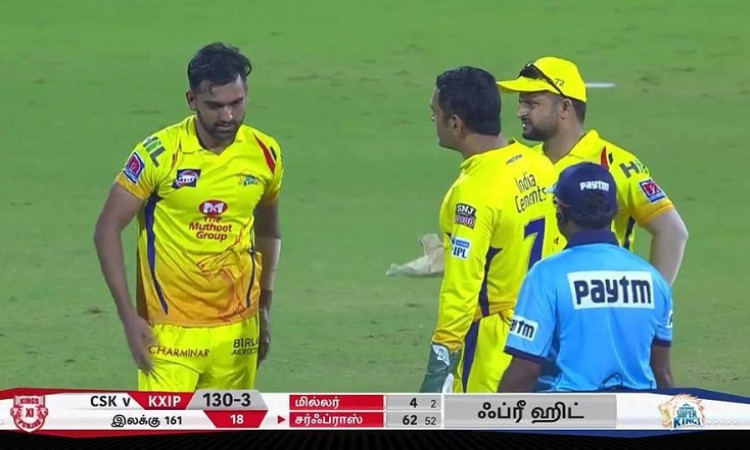 MS Dhoni loses calm after Deepak Chahar bowls freebies at death On  Cricketnmore