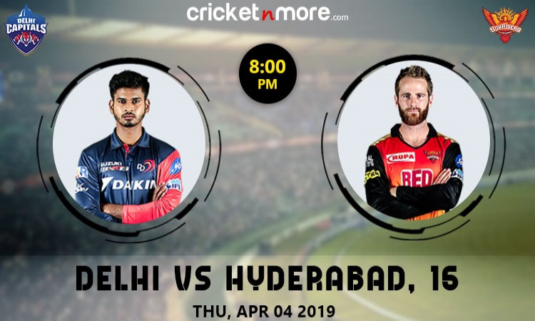 Sunrisers Hyderabad vs Delhi Capitals 