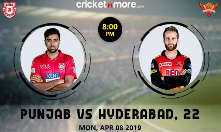 IPL 2019 Match 22:  किंग्स इलेवन पंजाब  बनाम सनराइजर्स हैदराबाद  (मैच प्रिव्यू) Images
