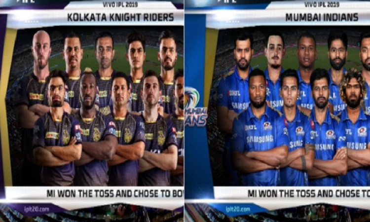 IPL: कोलकाता नाइट राइडर्स VS मुंबई इंडियंस, प्लेइंग XI, इस खिलाड़ी ने किया डेब्यू Images