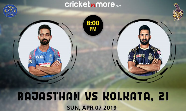 Rajasthan vs Kolkata