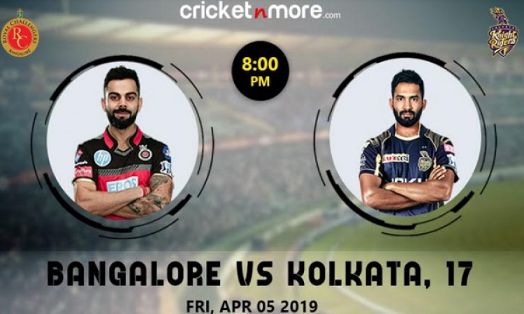 IPL 12 Match 17: रॉयल चैलेंजर्स बैंगलोर बनाम कोलकाता नाइट राइडर्स ( मैच प्रीव्यू) Images