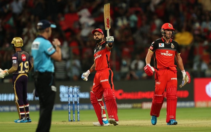 Virat Kohli, ABD run riot as RCB post 205/3 against KKR On Cricketnmore