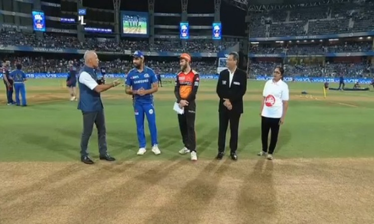 IPL 2019: हैदराबाद के खिलाफ मुंबई ने जीता टॉस, बल्लेबाजी का फैसला, वॉर्नर की जगह इसे मिले मौका Image