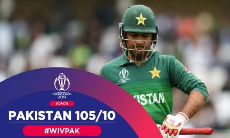 वेस्टइंडीज के तेज गेंदबाजों का कमाल, पाकिस्तान केवल 105 रन पर आउट Images