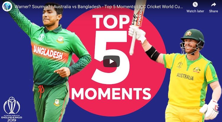 CWC19 Australia vs Bangladesh