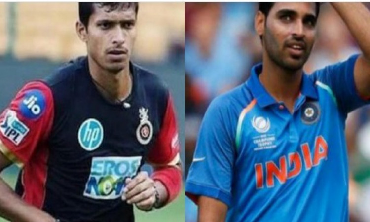भुवनेश्वर कुमार को लेकर कोई अपडेट नहीं, लेकिन तेज गेंदबाज नवदीप सैनी पहुंचे इंग्लैंड Images