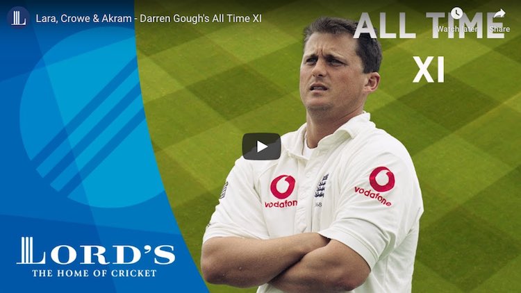 All Time Playing XI Darren Gough Playing XI