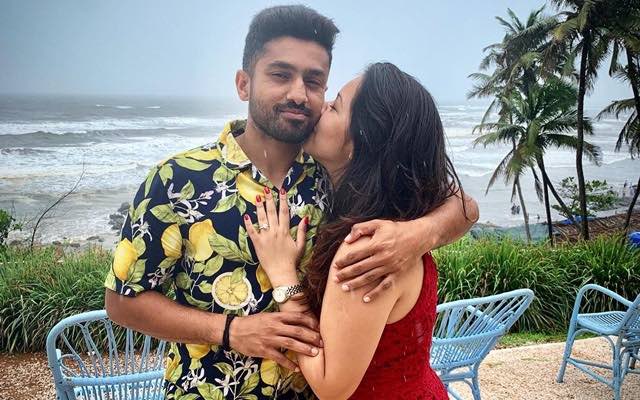 Indian Cricketer Karun Nair Engagement