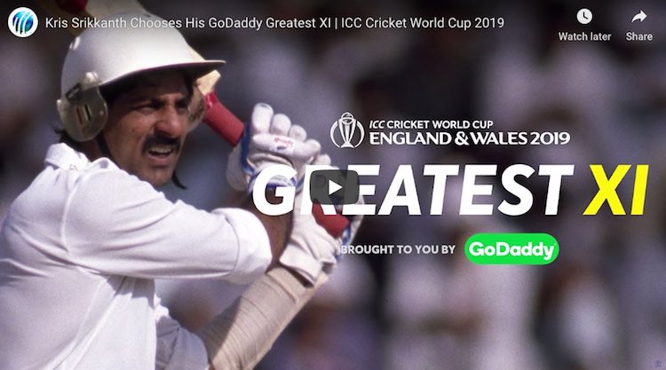 World Cup XI Kris Srikkanth All Time Playing XI