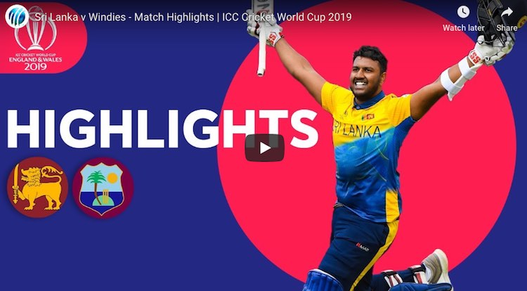 CWC19 Highlights Sri Lanka vs West Indies
