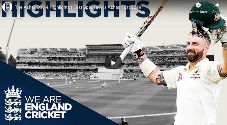 Highlights England vs Australia Ashes 1st Test