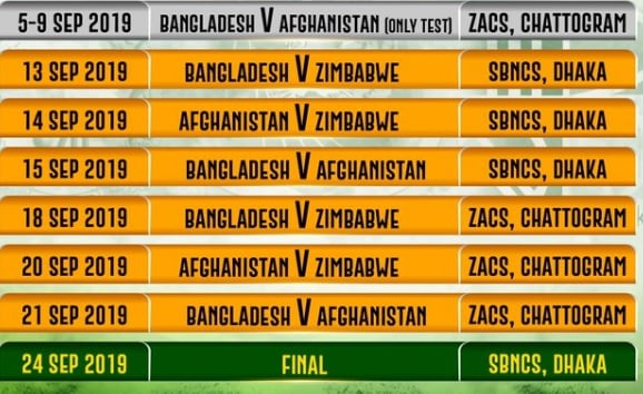 Bangladesh Announces Schedule For One-off Test, T20I Tri-series On ...