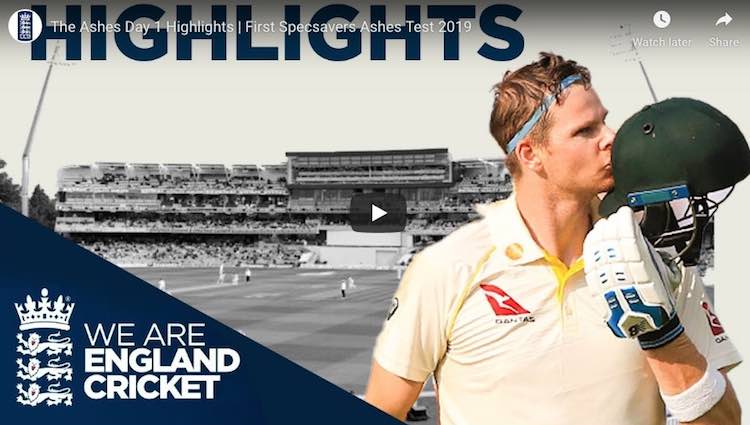 1st Ashes test highlights England vs Australia