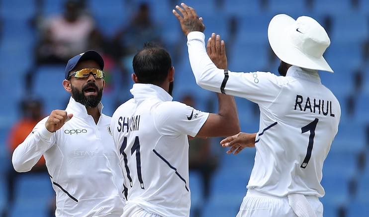 First Test Antigua India vs West Indies
