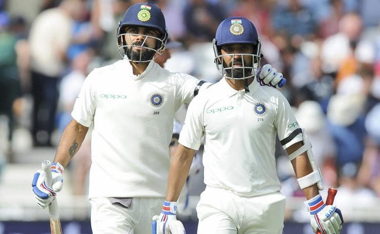 Virat Kohli and Ajinkya Rahane Virat Kohli and Ajinkya Rahane