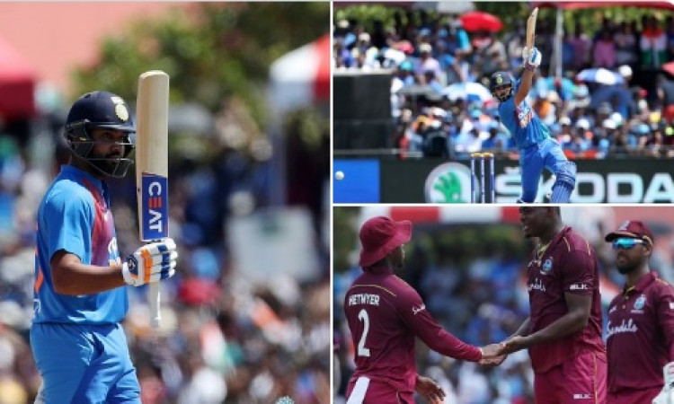 दूसरे टी-20 में हिट मैन रोहित शर्मा का धमाका, भारत ने वेस्टइंडीज को दिया 20 ओवर में 168 रनों का टारग