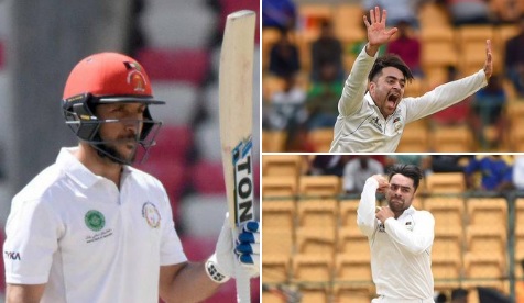 चटगांव टेस्ट में अफगानिस्तान टीम का कमाल, बांग्लादेश पर 374 रनों की बढ़त Images