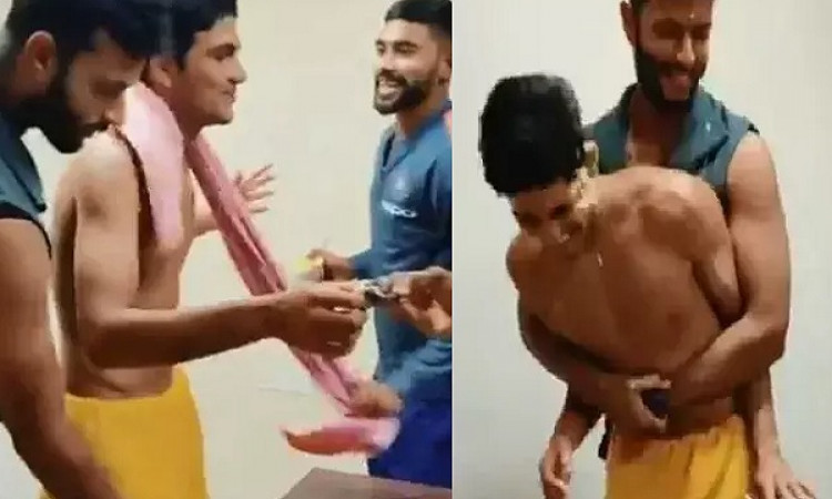 VIDEO शुभमन गिल के बर्थडे पर साथी खिलाड़ियों ने मिलकर मनाया जश्न, किसी ने केक लगाया तो किसी ने की मस